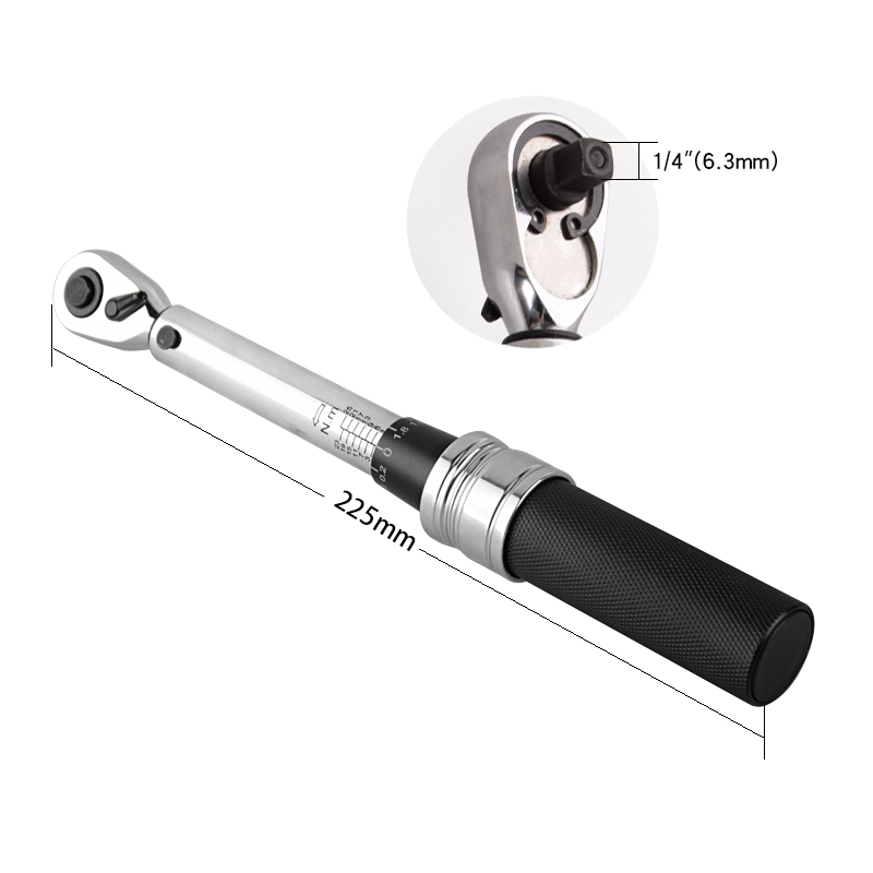 Torque Wrench - 1/4 Hand Tools 1-25Nm High Exactness