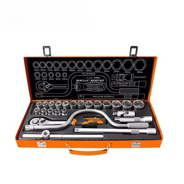 155424 24pcs 1/2in Tool Wrench - Socket Set 评论和价格