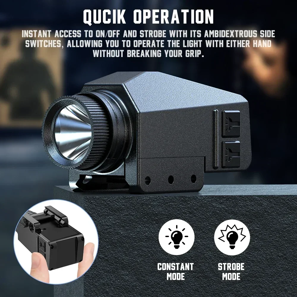 1000LM Tactical LED Flashlight - Timing Light Gun 评论和价格