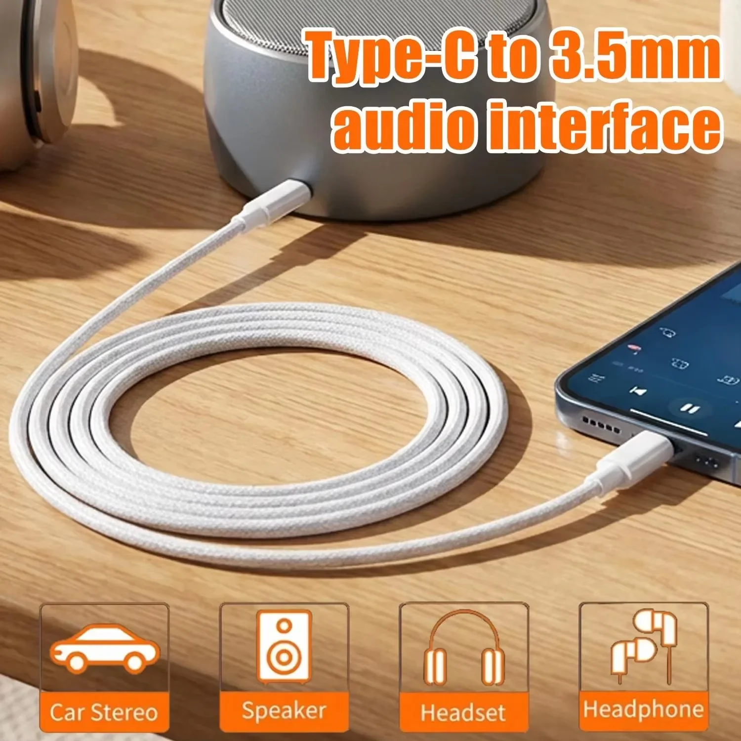 USB C to 3.5mm Male AUX Audio  - Car Jack 评论和价格